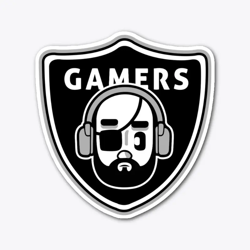 JP Gamers Shield Die Cut Sticker